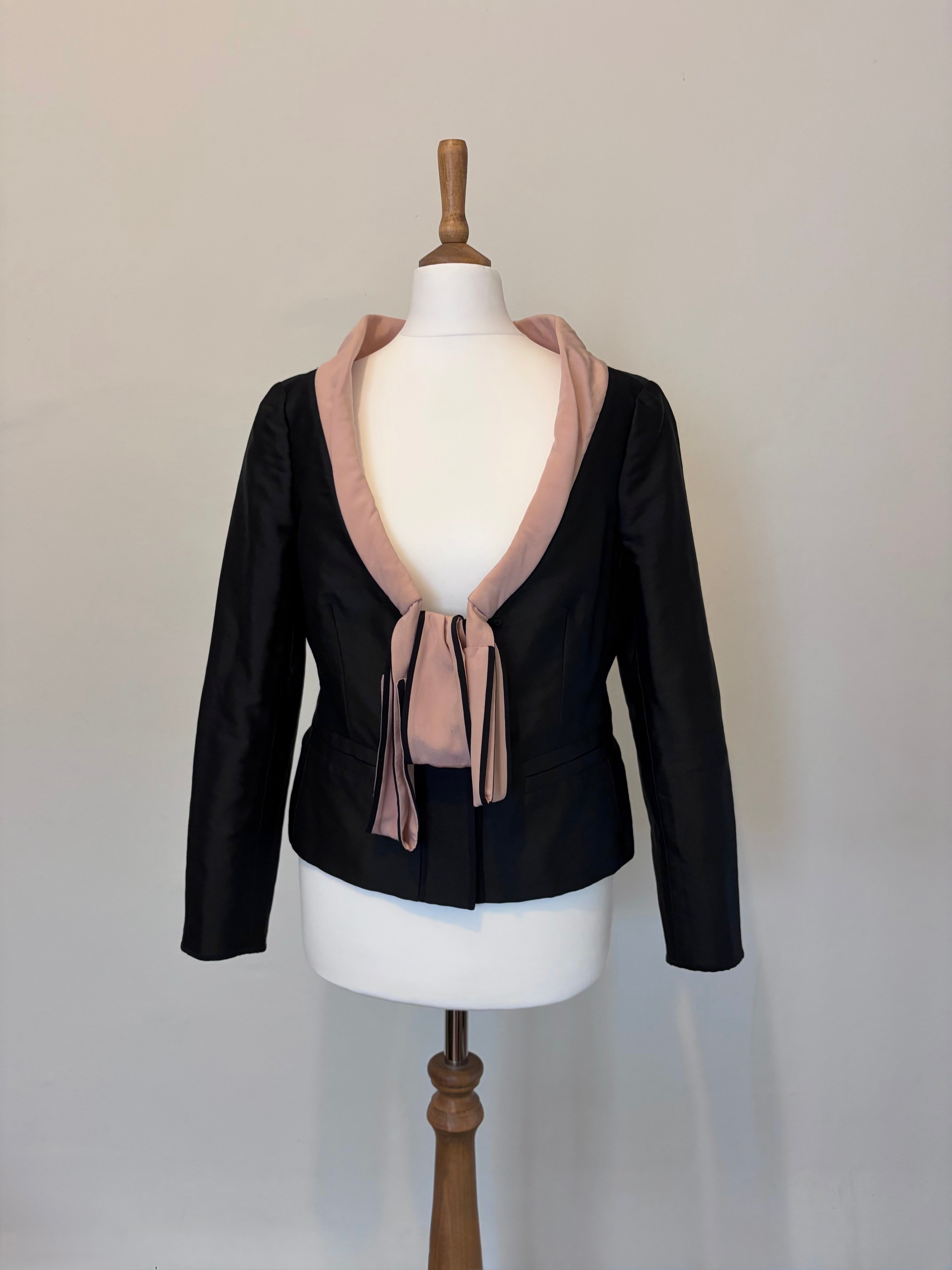 Valentino jacket with silk bow