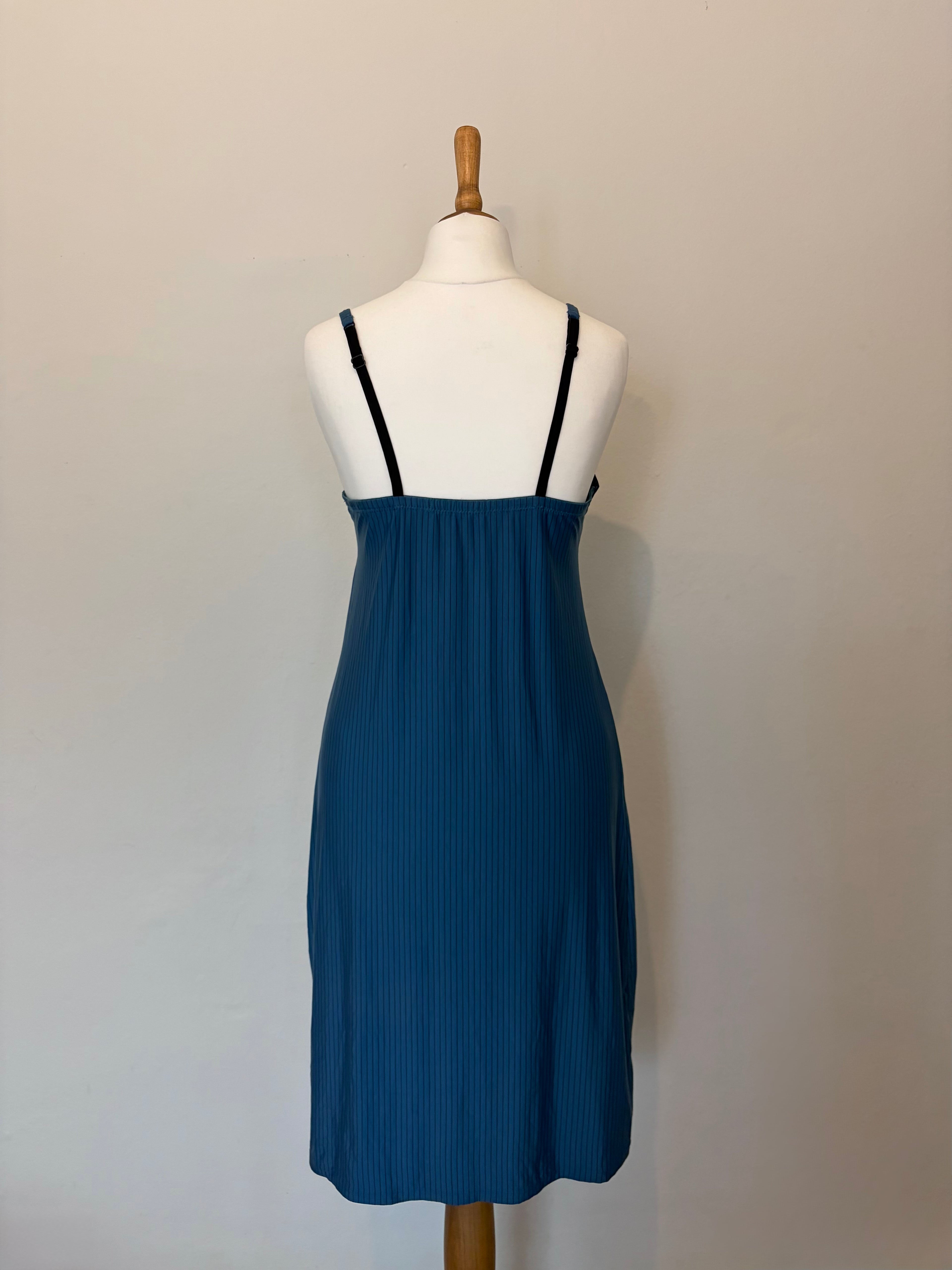 Vintage pinstripe slip dress