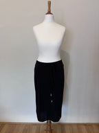 Black skirt with diamanté tie detail