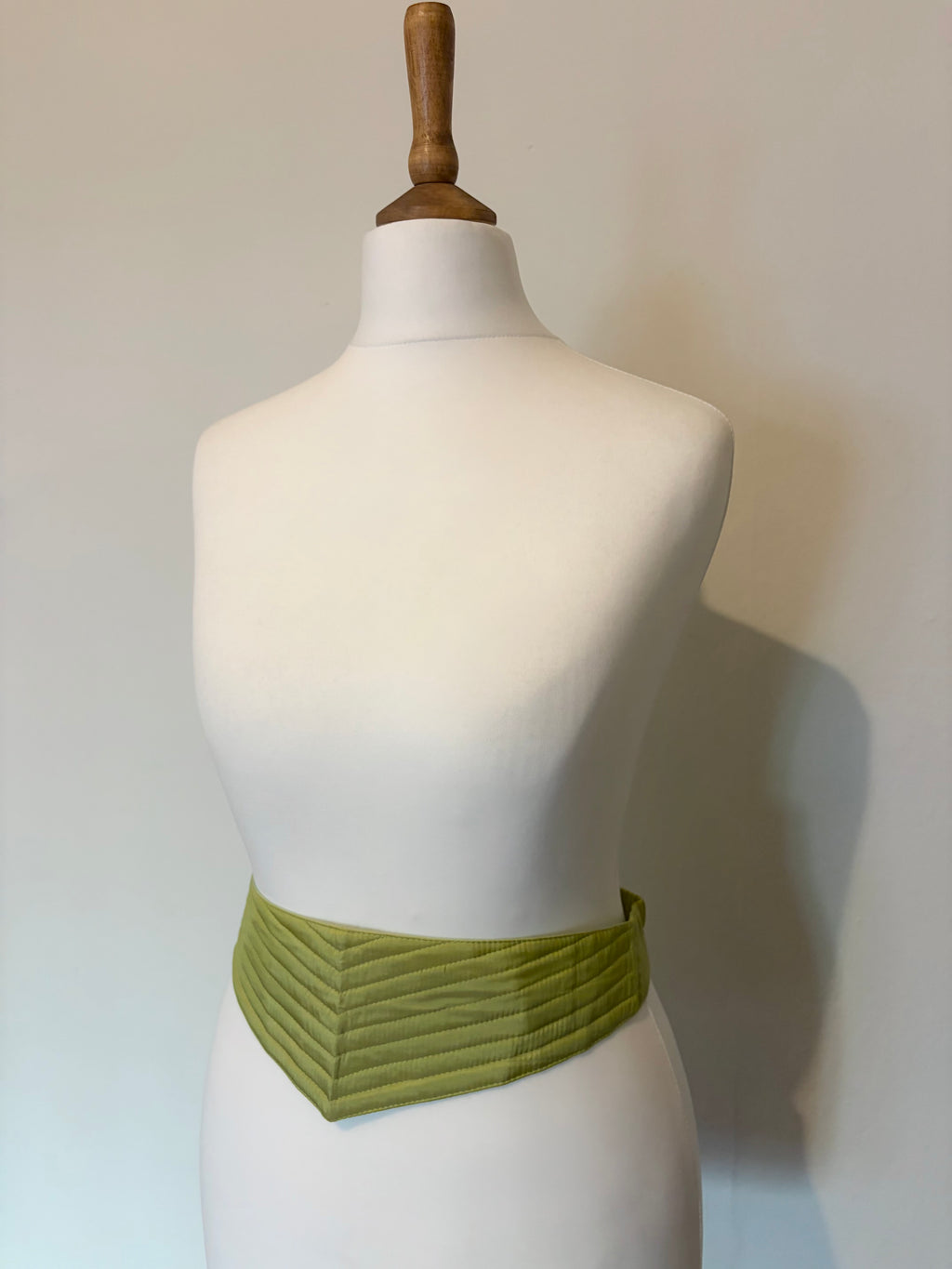 Light green cummerbund belt