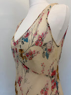 100% silk floral fairy dress