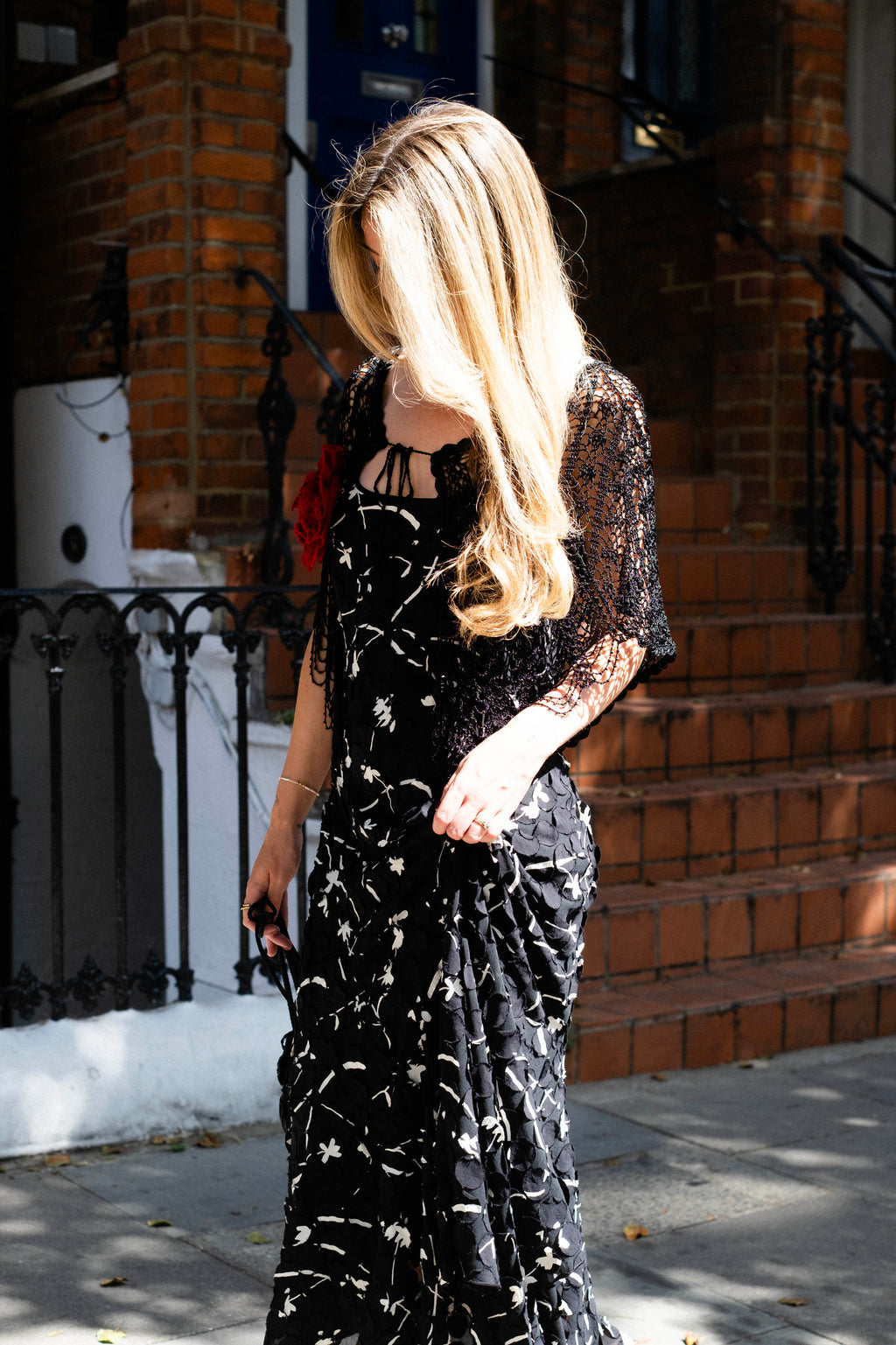 Crochet beaded bolero top