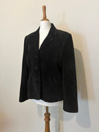 Black 100% suede jacket