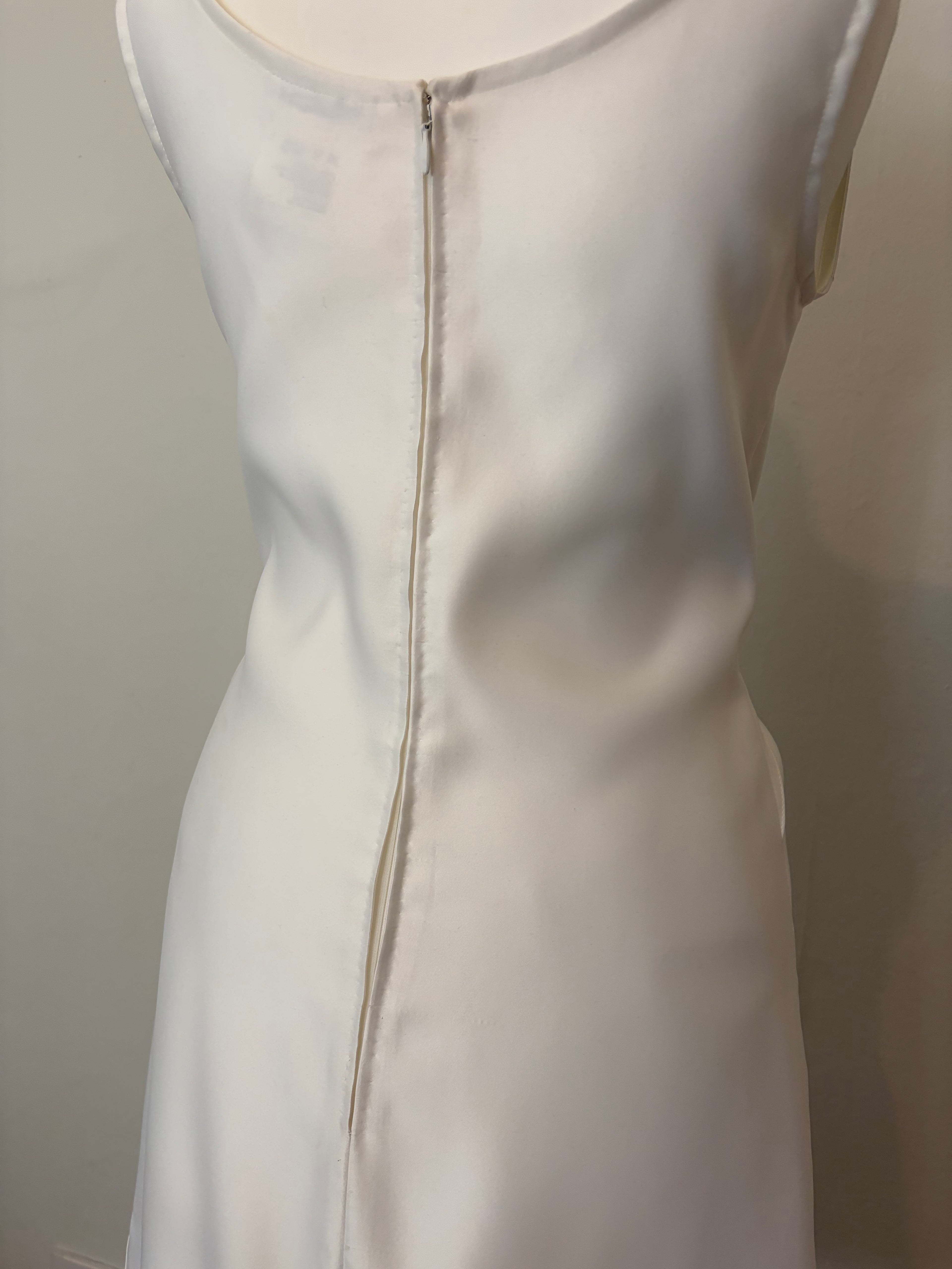 Vintage white shift dress