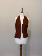 Silk halterneck top