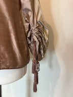 Vintage top with tassel sleeves