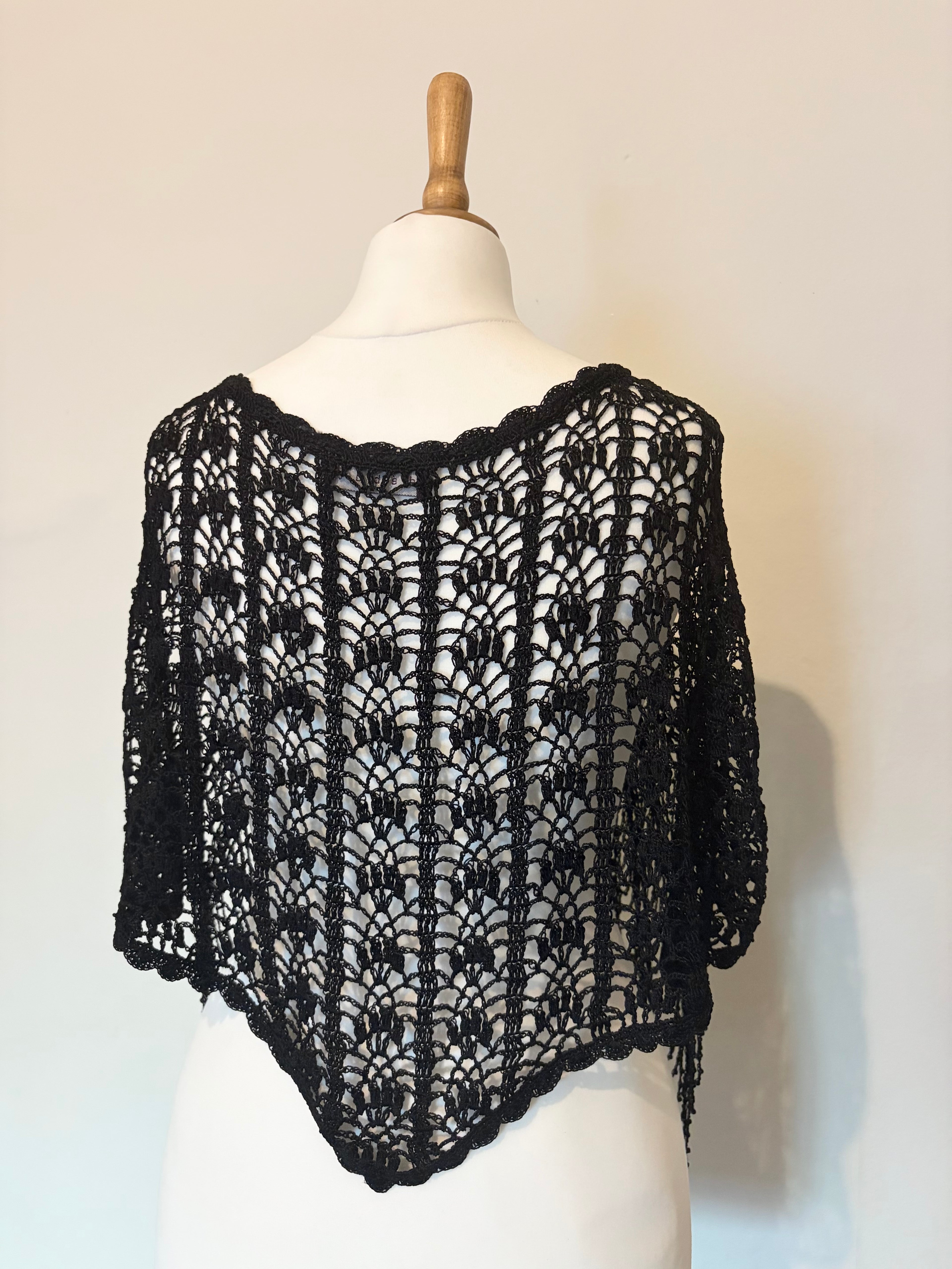 Crochet beaded bolero top