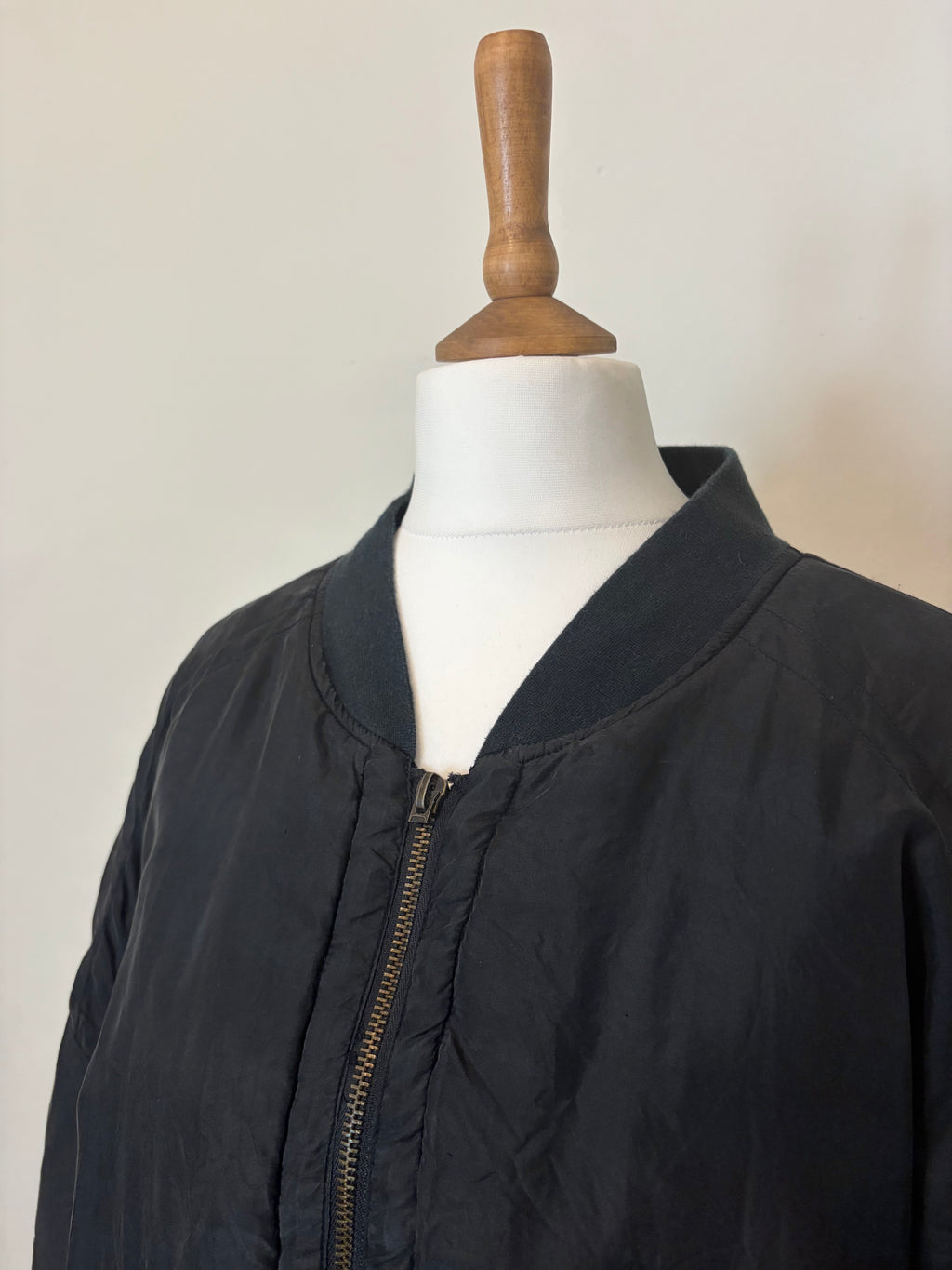 100% silk vintage bomber