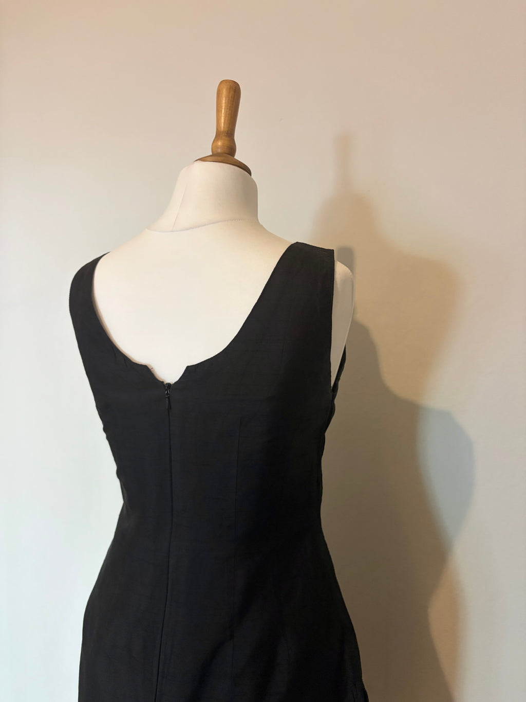 Vintage 90s silk tunic with embroidery