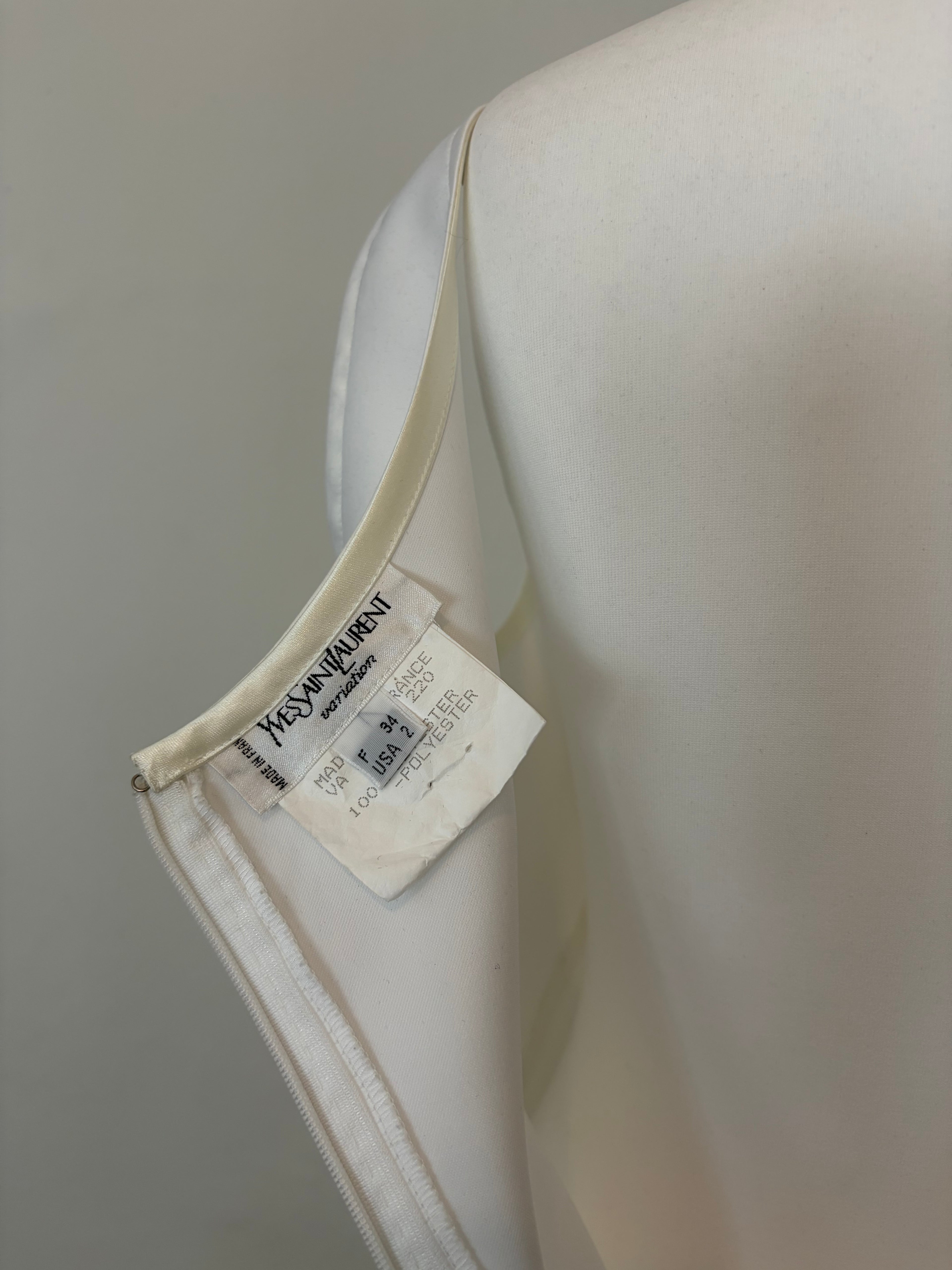 Vintage white shift dress