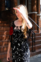 Crochet beaded bolero top
