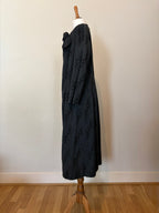 Italian corsage detail duster coat