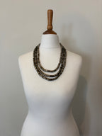 Silver multi-strand necklace
