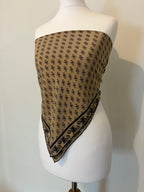 100% silk vintage scarf