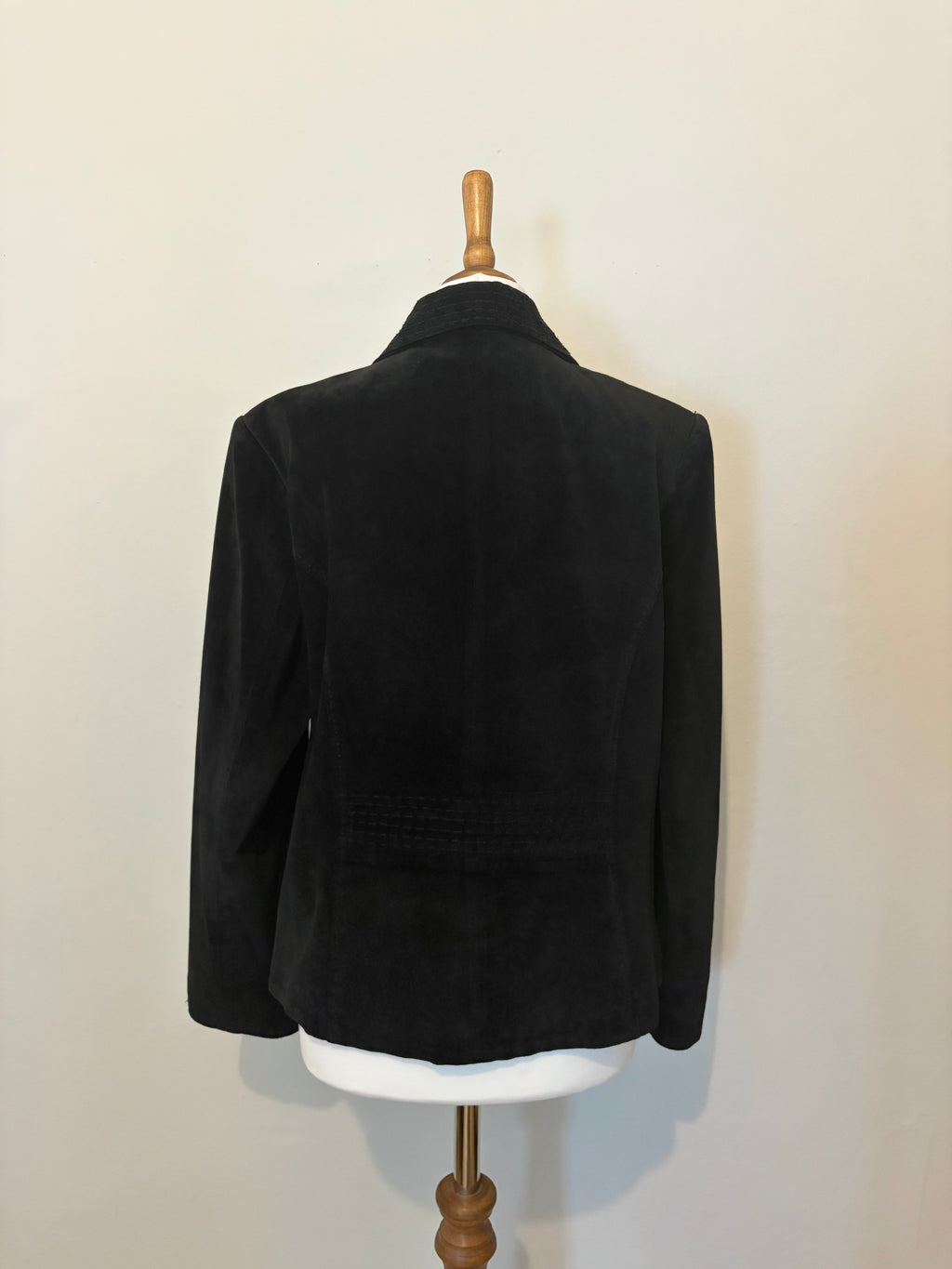 Black 100% suede jacket