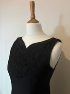 Vintage 90s silk tunic with embroidery