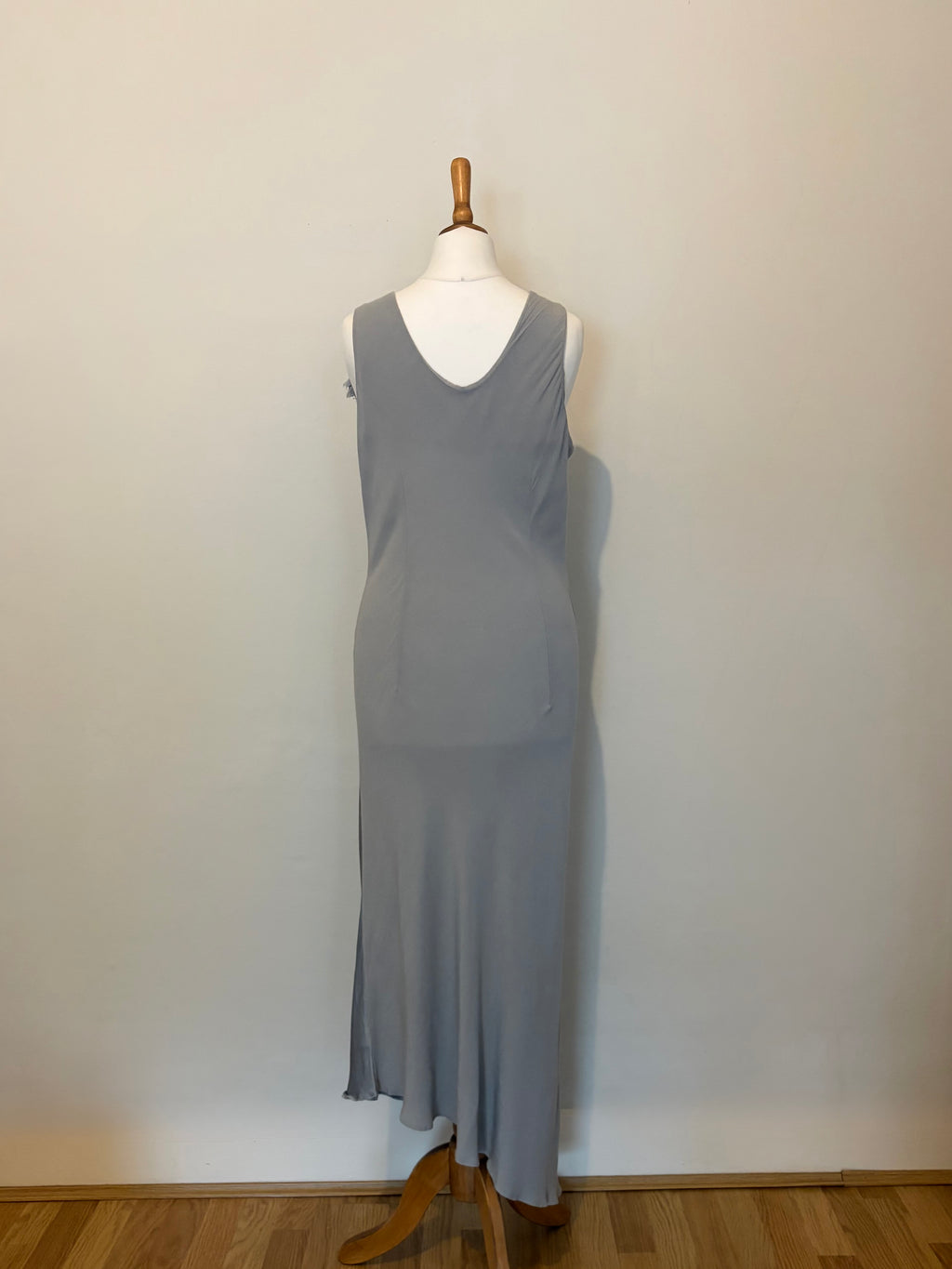 Grey corsage detail dress