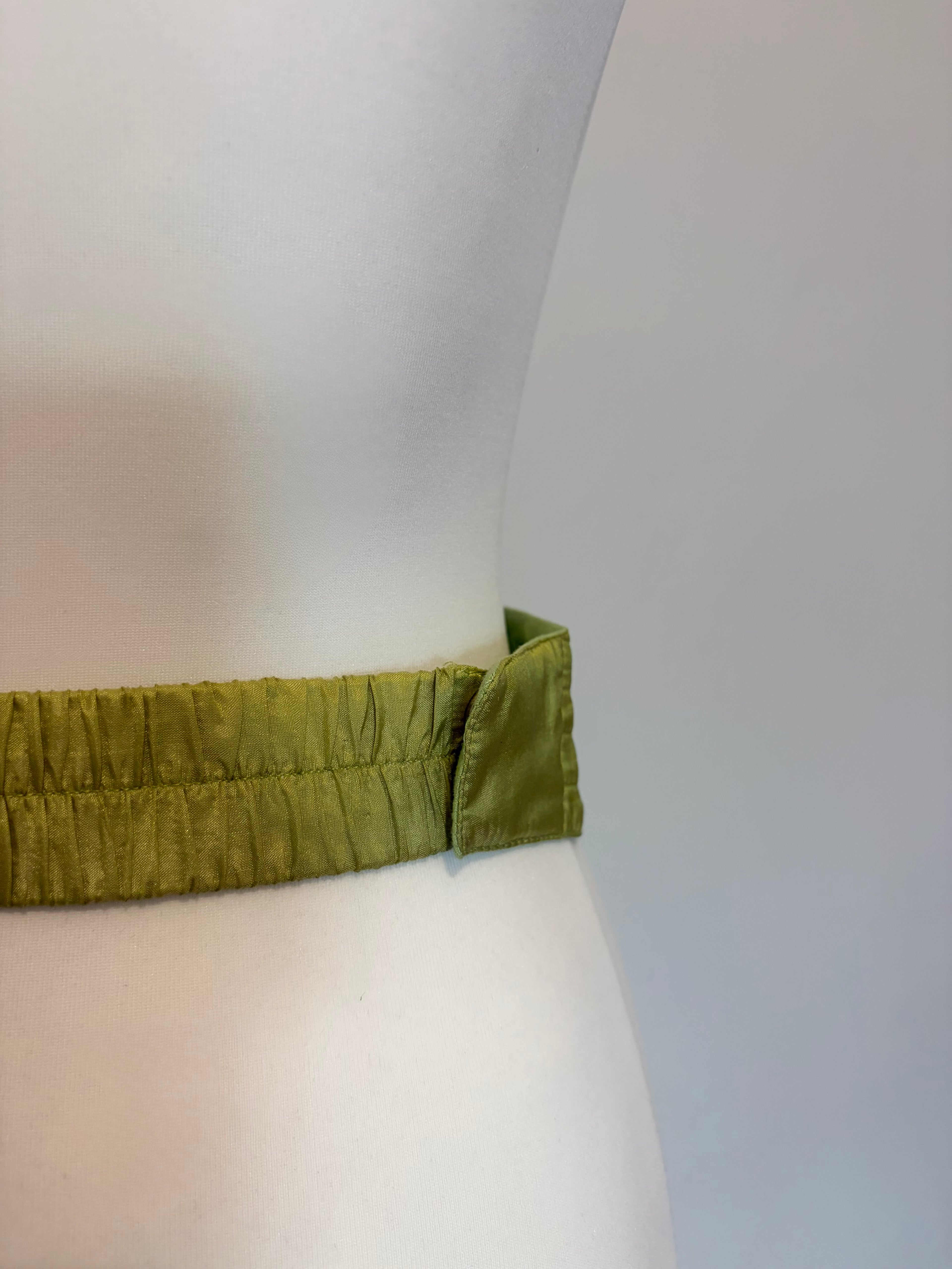Light green cummerbund belt