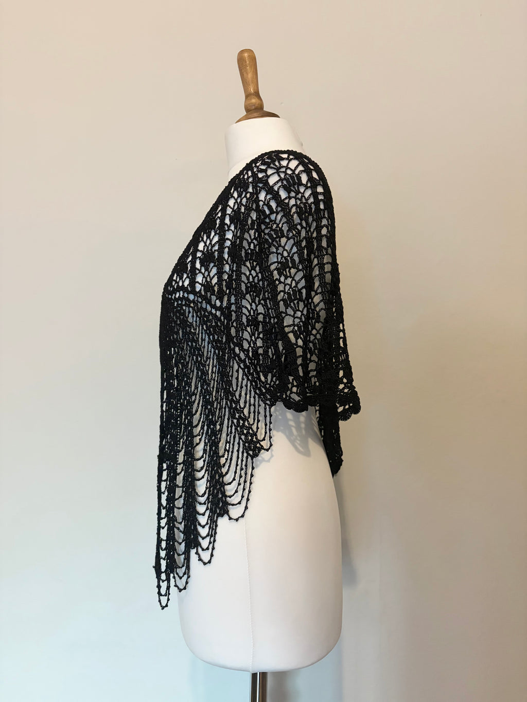 Crochet beaded bolero top