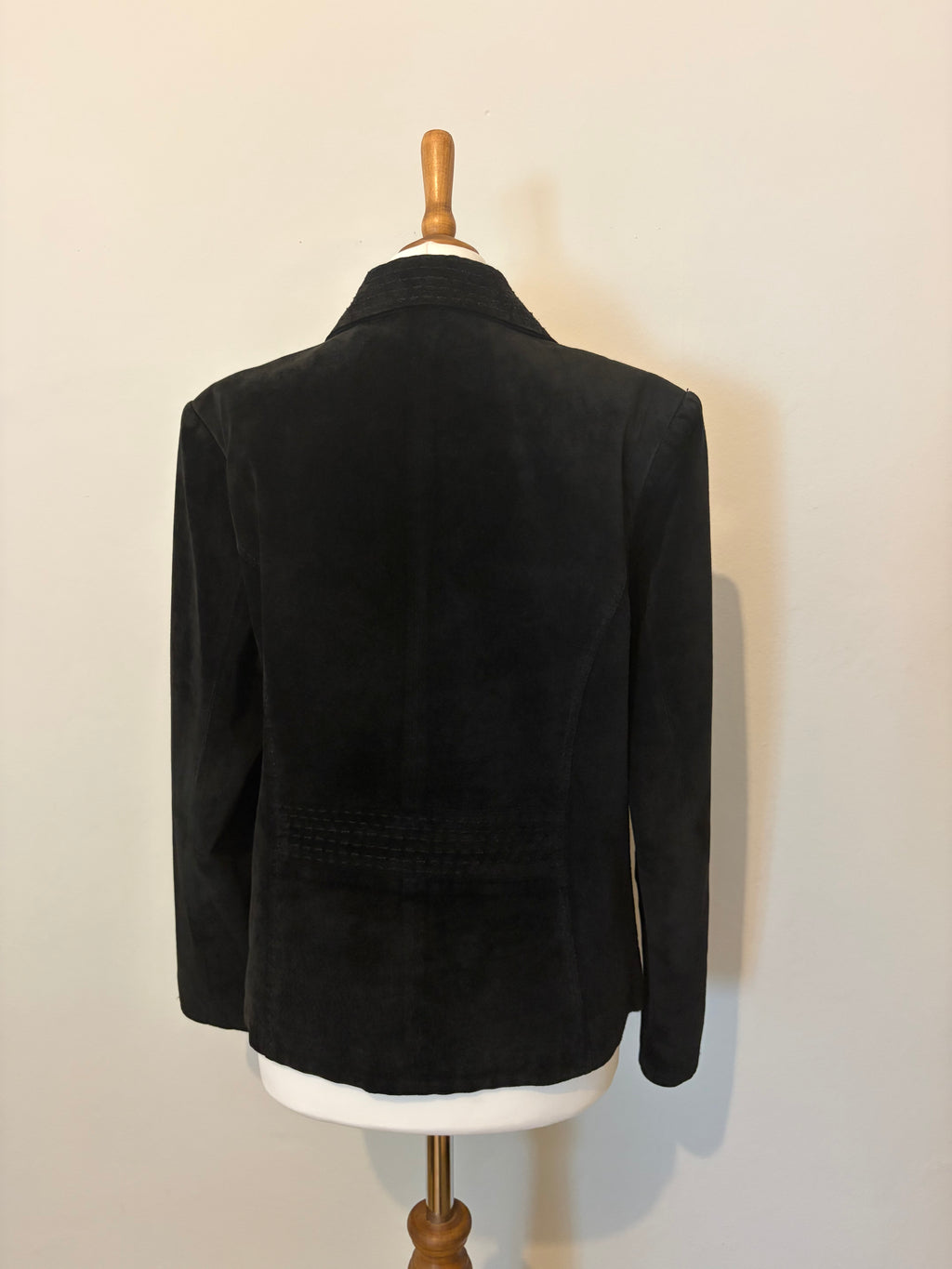 Black 100% suede jacket