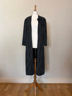 Italian corsage detail duster coat