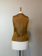 Gold jacquard waistcoat
