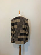 Brown checkered jacket