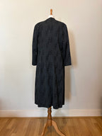 Italian corsage detail duster coat