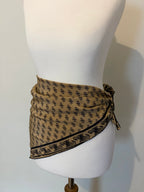 100% silk vintage scarf