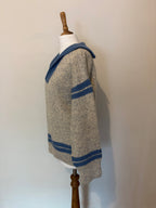 Pure wool sailor collar jumper