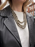 Silver multi-strand necklace