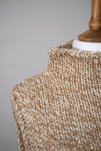 Knitted sleeveless jumper