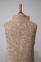 Knitted sleeveless jumper