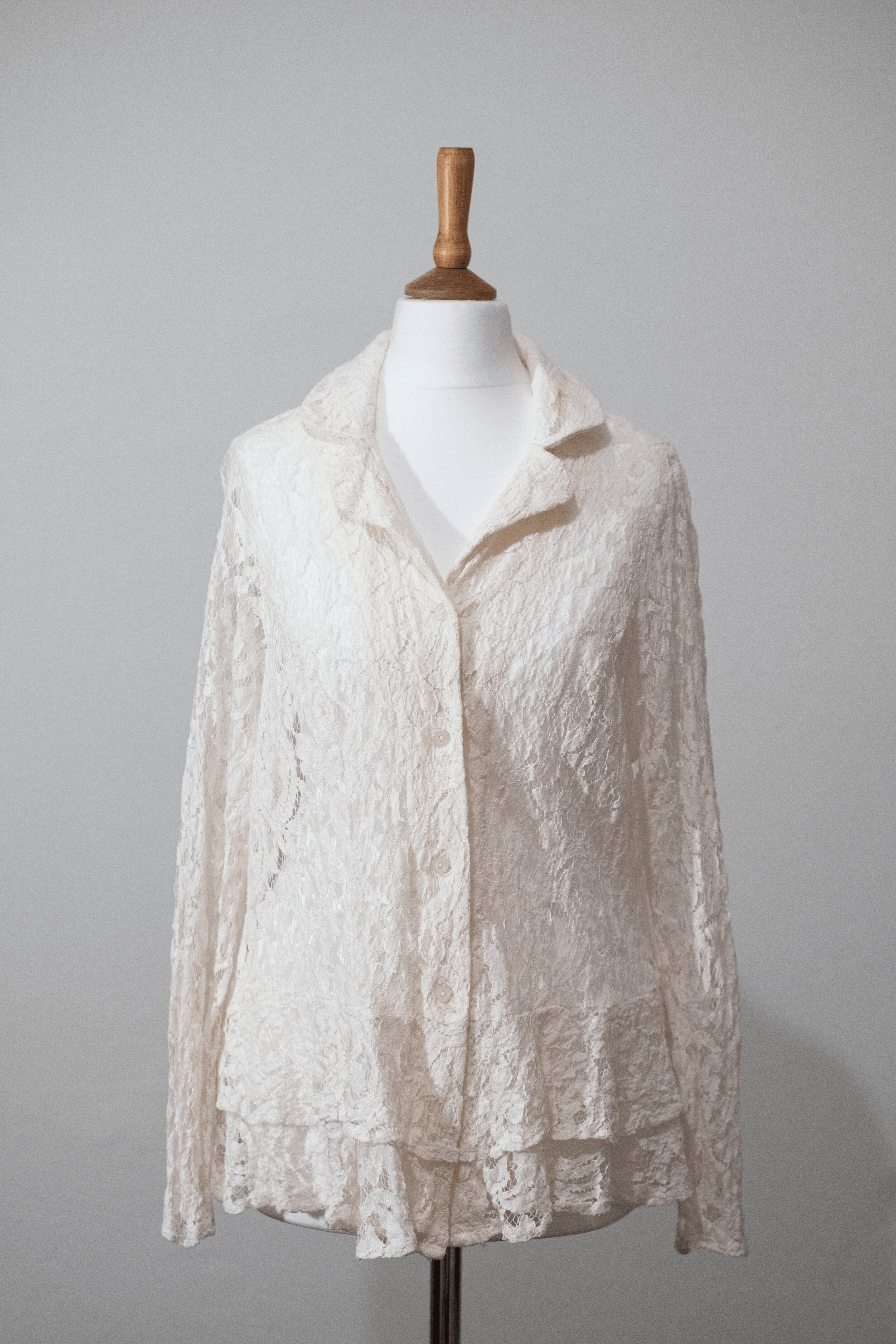 White lace blouse