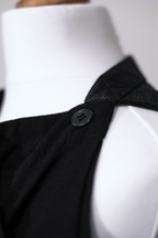 Balanciaga button asymetric dress