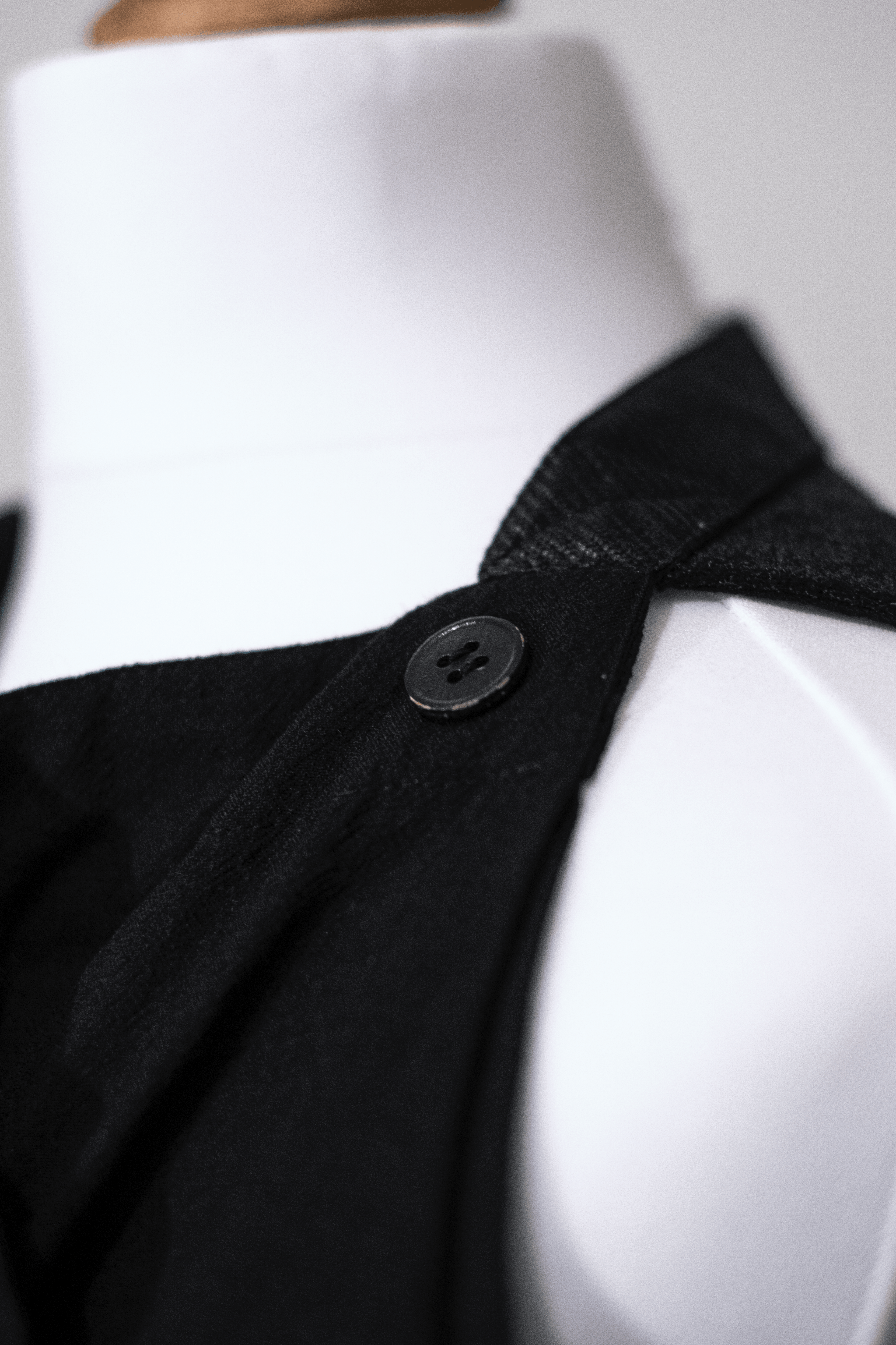 Balanciaga button asymetric dress