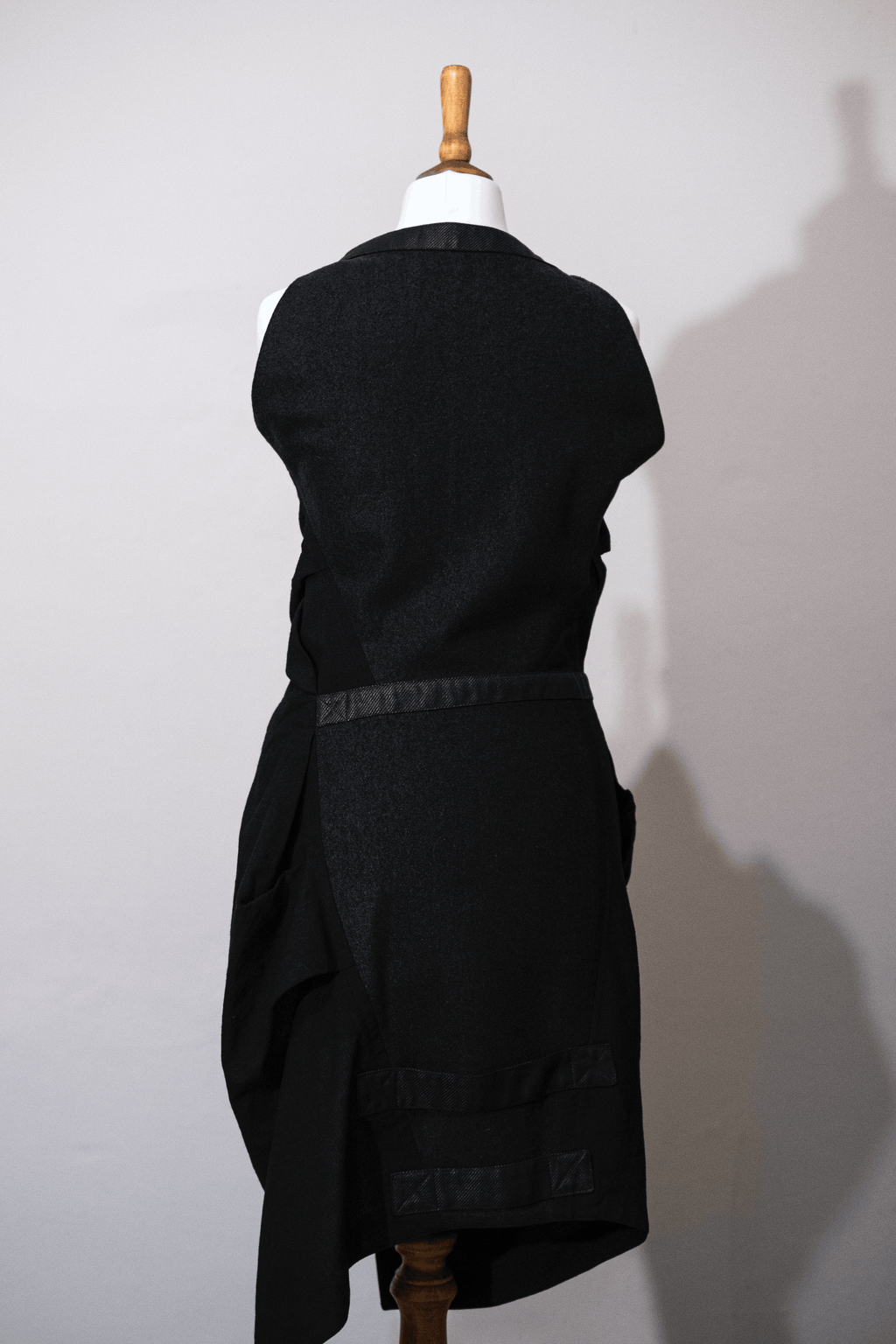 Balanciaga button asymetric dress