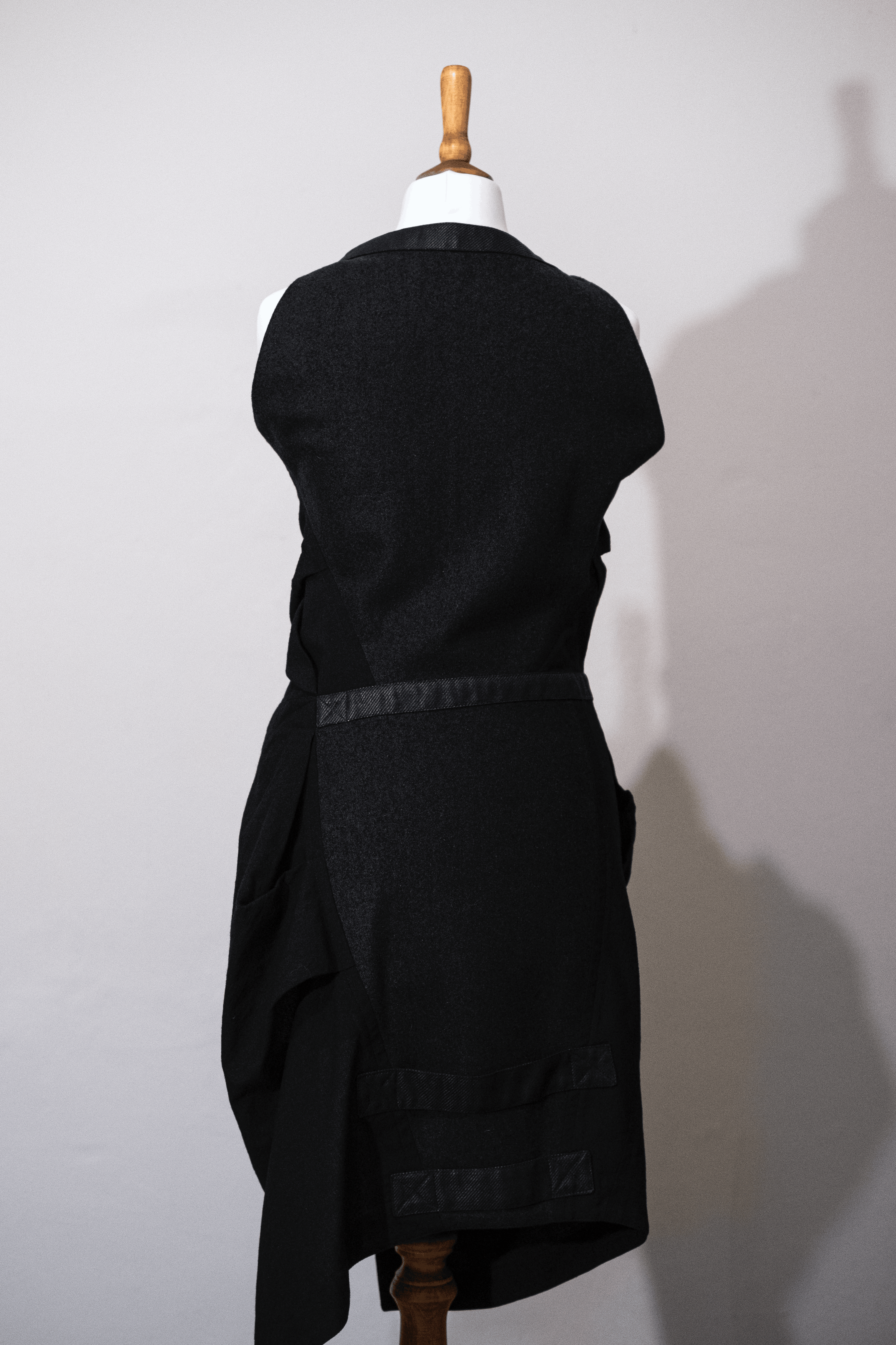 Balanciaga button asymetric dress