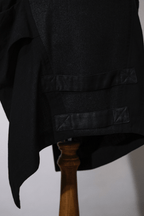 Balanciaga button asymetric dress