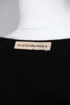 Balanciaga button asymetric dress