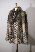 Faux fur Topshop 2000s coat