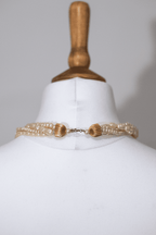 Faux pearl multi-strand necklace