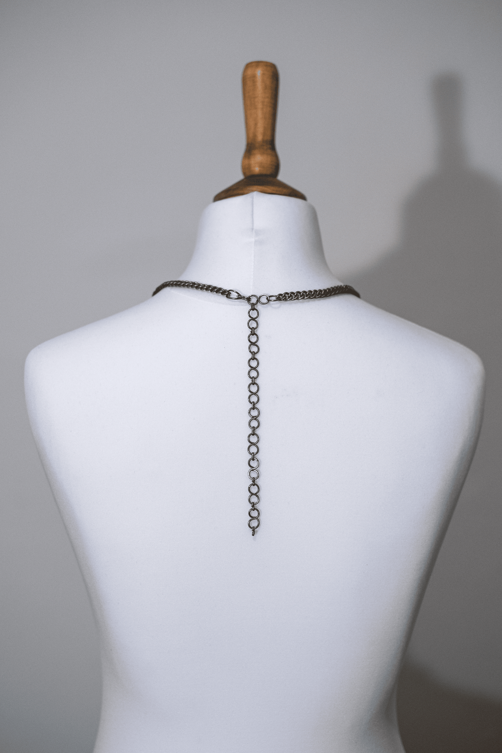 Ornate silver necklace