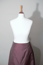 90s pink shimmer maxi skirt