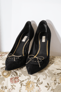 Prada Early 2000s suede heels EU39