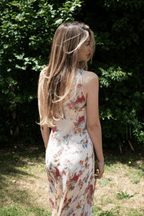 100% silk floral fairy dress