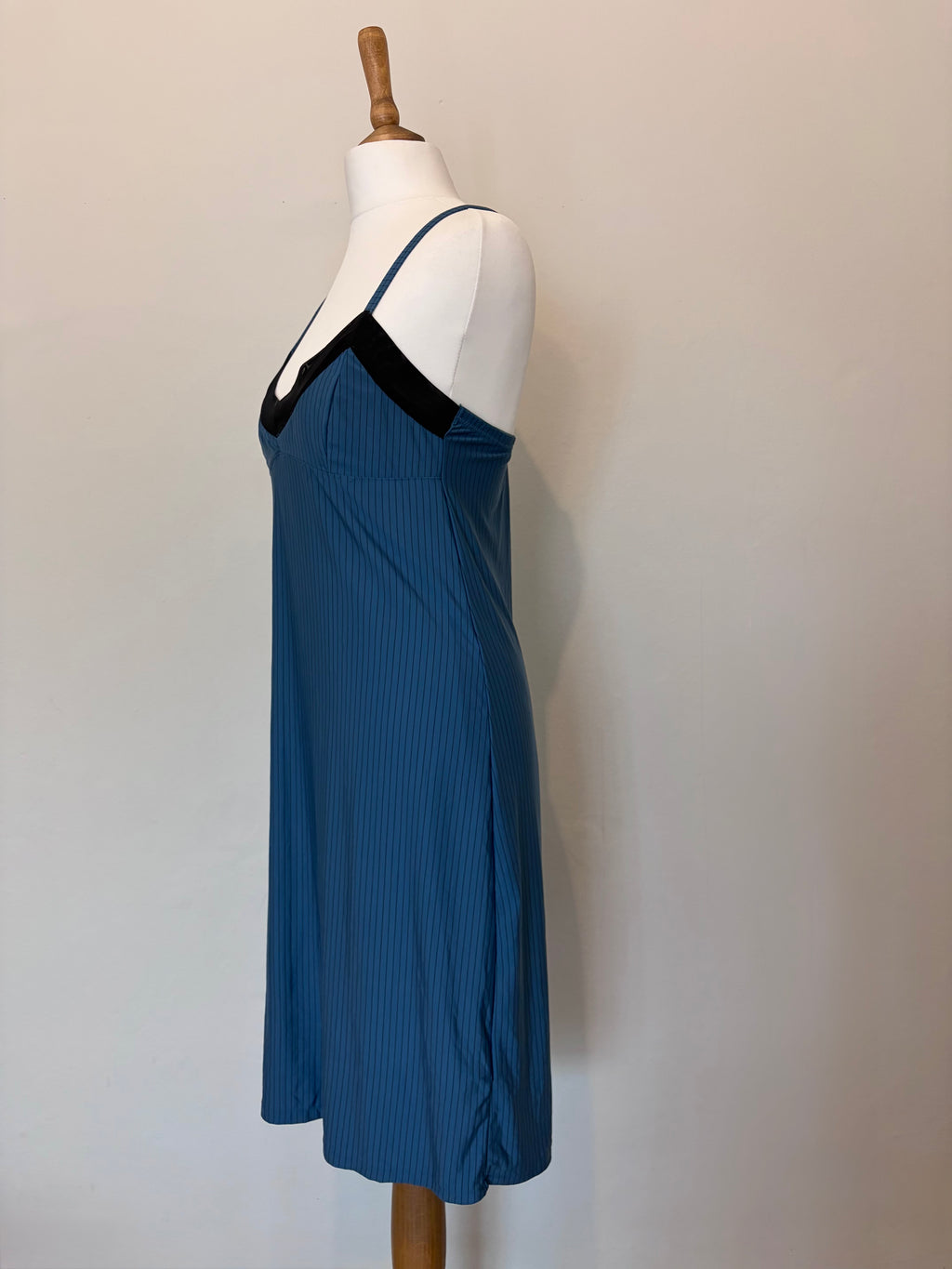 Vintage pinstripe slip dress