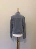 Light blue velvet jacket
