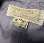 1980s Silk Nina Ricci skirt suit