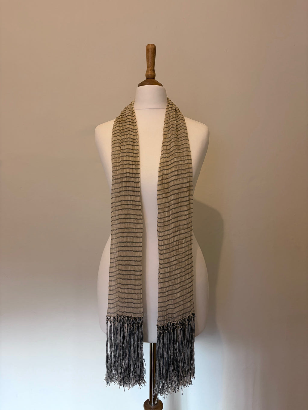 Giorgio Armani silk stripe scarf